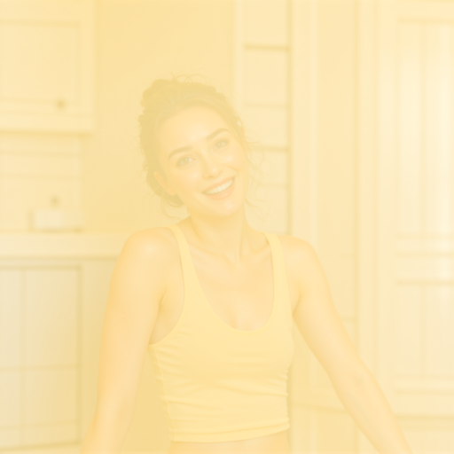 Review from Emma Wilson, 28-year-old woman with blonde hair, happy expression